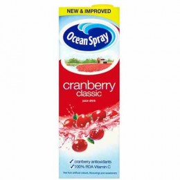 Ocean Spray Cranberry Classic 12 x 1lt PM 1.35 Ocean Spray Cranberry Classic 12 x 1lt PM 1.35