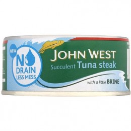 John West No Drain Tuna In Brine John West No Drain Tuna In Brine