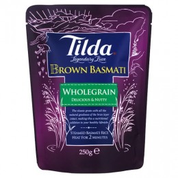 Tilda Steamed Basmati Rice - Brown Tilda Steamed Basmati Rice - Brown